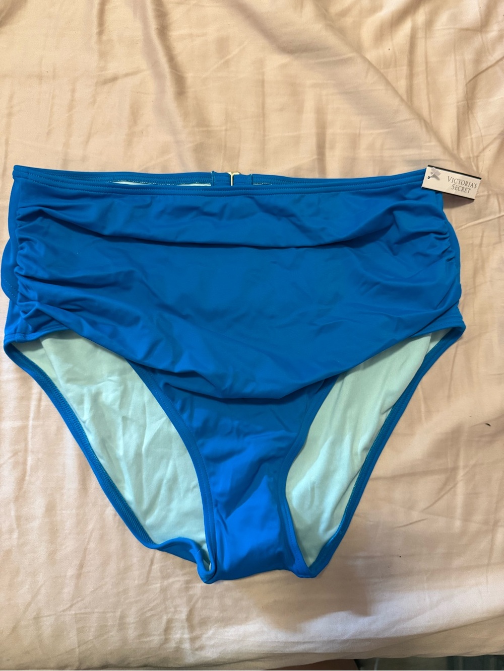 Victoria's Secret Bright Blue High-Waist Bikini Briefs
